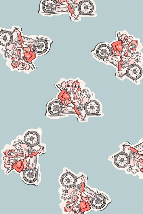 Autocollant Moto Babes