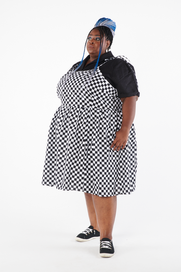 Breakfast Slip Dress in Checker PREORDER