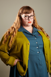 Grandpa Cardigan in Poppy