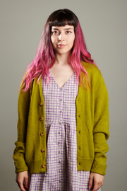 Grandpa Cardigan in Poppy