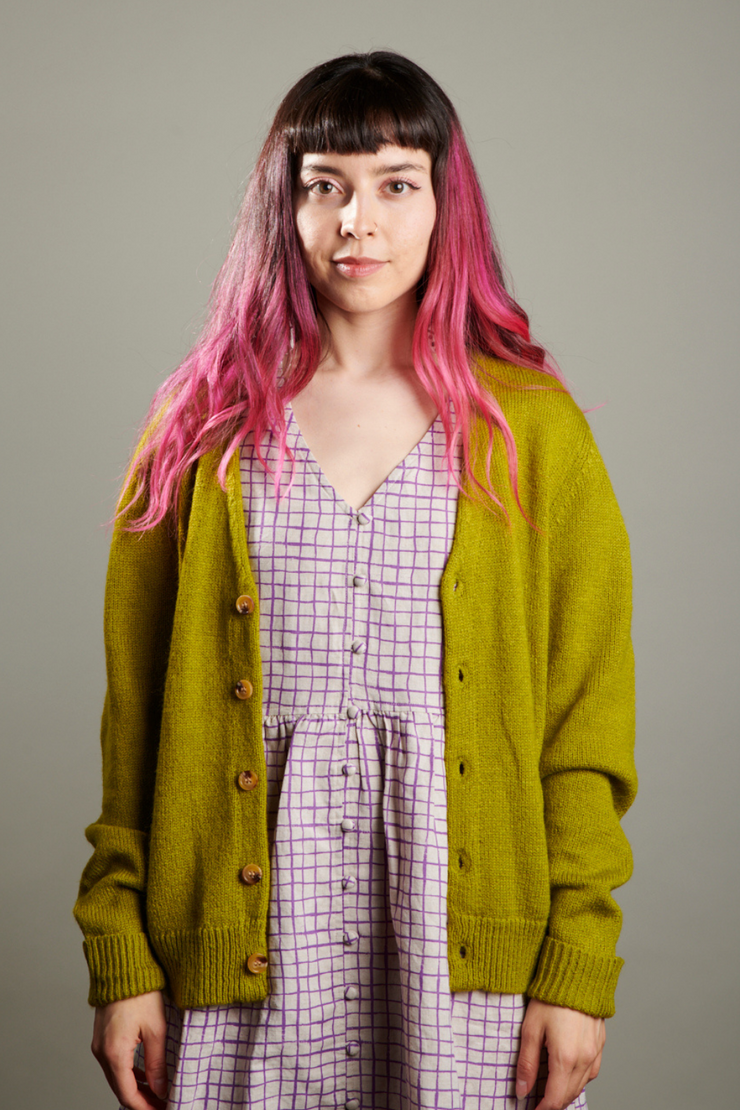 Grandpa Cardigan in Poppy