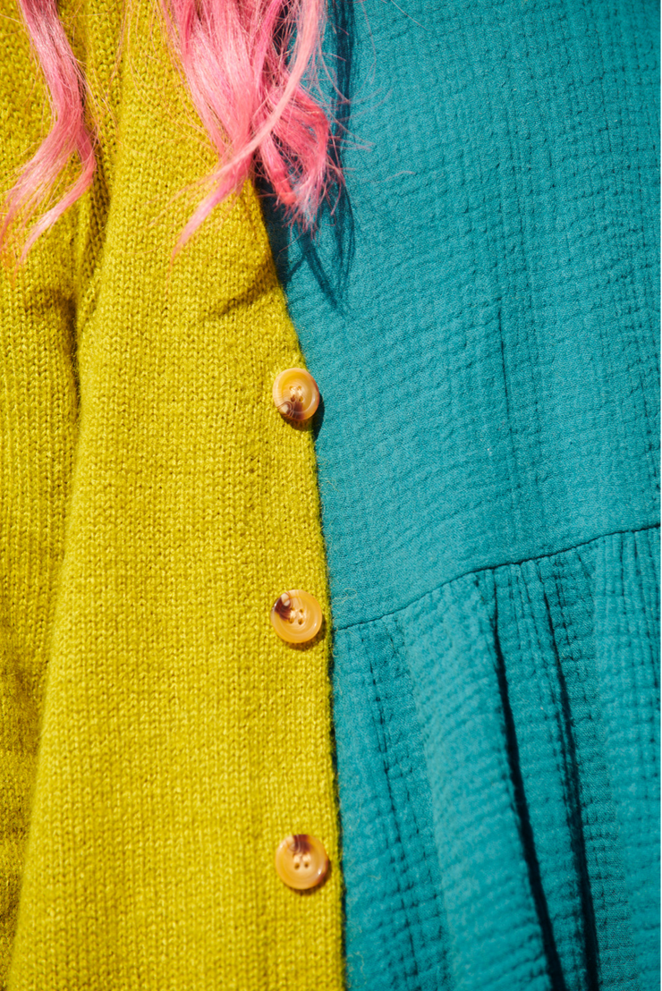 Grandpa Cardigan in Poppy