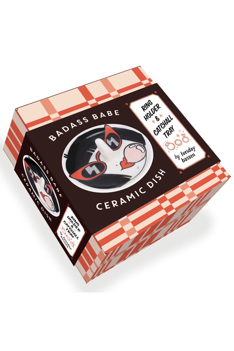 Plat en céramique Badass Babe Ring